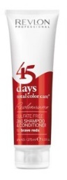 Revlon -> Shampooing Conditionneur 45 Days rouges (275ml)